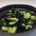 Yangja's cooksnap of when they made 簡単早うま‼ 胡瓜とわかめのナムル風.