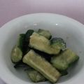 けいちや's cooksnap of when they made キュウリの梅昆布茶漬け.
