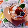〜みみ〜's cooksnap of when they made 苺のガスパチョ＊シャンティ・サレ添え.