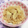 おきえみ's cooksnap of when they made 鶏肉の入った、たけのこごはん.