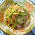 満月母's cooksnap of when they made 食卓にもう一品！春雨の酢の物☆.