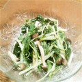 はしやすめ1号's cooksnap of when they made 水菜としめじのマヨポン和え.