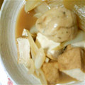 さやぞ～'s cooksnap of when they made ＊がんもと厚揚げの甘煮＊.