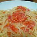 ぽちょこ26's cooksnap of when they made 簡単★トマトクリームパスタ.