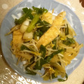 向日葵くっく's cooksnap of when they made わけぎともやし炒め.