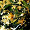 サヨゲ's cooksnap of when they made ほうれん草と揚げ玉の卵とじ.