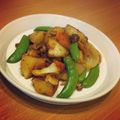 nessesaire's cooksnap of when they made 新ジャガとスナックエンドウで春の肉じゃが.