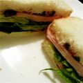 VanDyke's cooksnap of when they made 王道サンドイッチ【ハムチーズサンド編】.