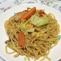 yamamomiji's cooksnap of when they made ♪お手軽焼きそば♪オイスターソース味.