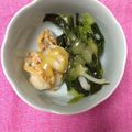 ひなちゃん2号's cooksnap of when they made わけぎとベビー帆立のぬた.