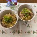 yesmama's cooksnap of when they made 豚肉とキャベツの丼.