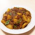 rumirumix's cooksnap of when they made 新じゃがのカレーそぼろ餡＊.