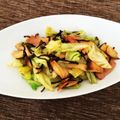 kidenkou's cooksnap of when they made □簡単□エリンギ・キャベツの塩昆布炒め.