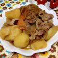 和斗さん's cooksnap of when they made 豚こま肉としらたき no うち肉じゃが.