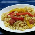 ｸﾏﾘｴ's cooksnap of when they made パプリカとアンチョビのパスタ♪.