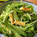 EGUDON's cooksnap of when they made 焼き油揚げと水菜の和え物.