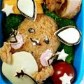 ma☆kitchen's cooksnap of when they made リボンのデデンネ☆簡単ポケモンキャラ弁当.