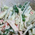 みいみいまる's cooksnap of when they made 超簡単！?きゅうりとカニカマのゴマサラダ.