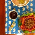 さはしたい's cooksnap of when they made まぐろ納豆生春巻き　梅ドレッシングで.