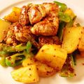 tomomir's cooksnap of when they made 鶏じゃがピーマン♡粒マスタード炒め.