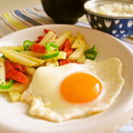 Marrietty's cooksnap of when they made ✿じゃがピーとウインナーの細切り炒め✿.