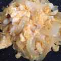 ♡tmk☆'s cooksnap of when they made 玉ねぎの卵炒め.