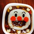 おかんさん's cooksnap of when they made 親子のアンパンマンデコカレー☆.