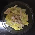 みいから's cooksnap of when they made 蒸し鶏と茹でキャベツどっさりサラダ.
