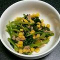 やっききー's cooksnap of when they made ツナコーンほうれん草炒め.