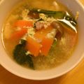 くるみ0399's cooksnap of when they made 小松菜の卵とじスープ.