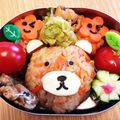 リラシャン's cooksnap of when they made 冬のリラックマキャラ弁当.