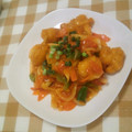 uzu1118's cooksnap of when they made 唐揚げの甘酢炒め.