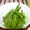 Satoco❋'s cooksnap of when they made ミニアスパラのバター焼.