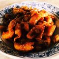 akko◌｡˚✩'s cooksnap of when they made 鶏皮で1品☆甘辛炒め.