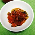 あいぼんｗ's cooksnap of when they made かぼちゃと牛肉のピリ辛煮.