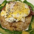 ぱんだのまんま's cooksnap of when they made エッグ(ライス)ベネディクト☆.
