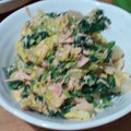 ほねほねになりたい's cooksnap of when they made 簡単キャベツとほうれん草のツナあえ.