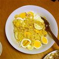 モチモチきなこ's cooksnap of when they made 玉ねぎベーコンマカロニマヨ炒め玉子DX♪.