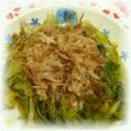 himaring's cooksnap of when they made 超簡単☆セロリの葉のおひたし.