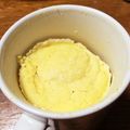 miume33's cooksnap of when they made 5分で♪おからマグカップチーズケーキ.