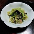 akiiiiie's cooksnap of when they made 春キャベツとワカメの中華あえ.