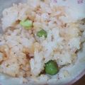 泉野あみ's cooksnap of when they made 簡単すぎる☆豆ごはん(時短).