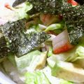 C40H56's cooksnap of when they made アボカドかにかま丼.