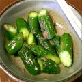みぃっこん's cooksnap of when they made 夏の白だし梅きゅうり！.