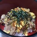 萌葉＊'s cooksnap of when they made 下宿生応援レシピ！他人丼☆.