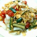 めありー。's cooksnap of when they made 簡単！玉葱 キュウリ 卵 トマト 炒め.