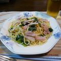 eri.o's cooksnap of when they made 柚子胡椒のペペロンチーノ風パスタ.