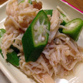 kira×2snow's cooksnap of when they made えのきとオクラで夏の梅しそさっぱり酢の物.