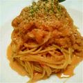 shokonta's cooksnap of when they made エビのトマトクリームパスタ.