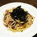 yudondon's cooksnap of when they made コンビーフと玉ねぎの和風パスタ☆.